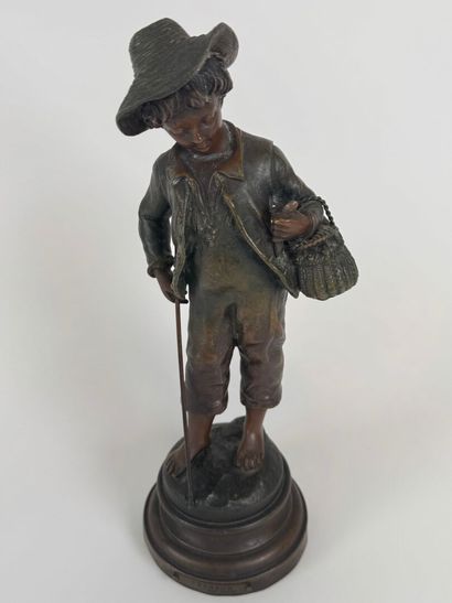 Auguste MOREAU (1834-1917), after.
The fisherman.
Regula...