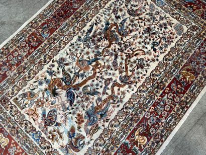 GHOUM, Iran.
Pure polychrome handmade silk...