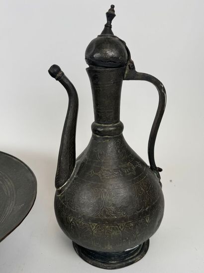 PERSIA, early 20th century. 
Ewer and its...