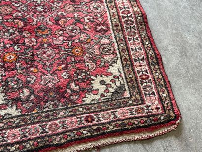 IRAN. 
Hand-knotted polychrome wool carpet...