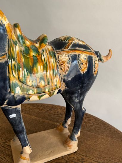 CHINA, 20th century.
TANG style.
Large polychrome...