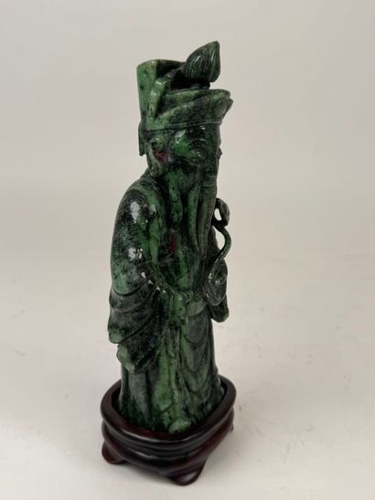 CHINA, 20th century.
Old wise man.
Carved...
