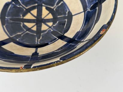 SAFI 
Polychrome glazed earthenware salad...