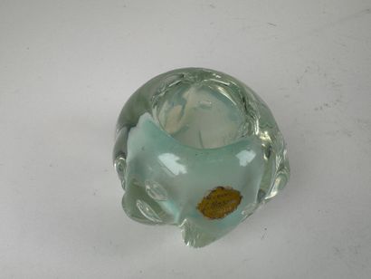 MURANO.
Small molded and bubbled glass vase...