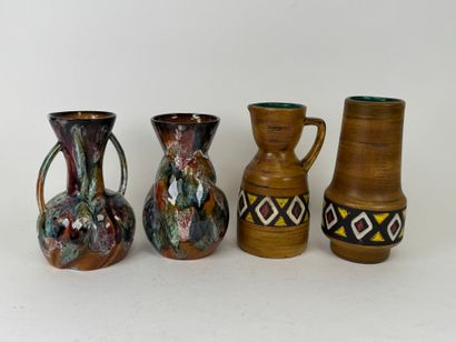 GERMANY and others.
Four polychrome earthenware...