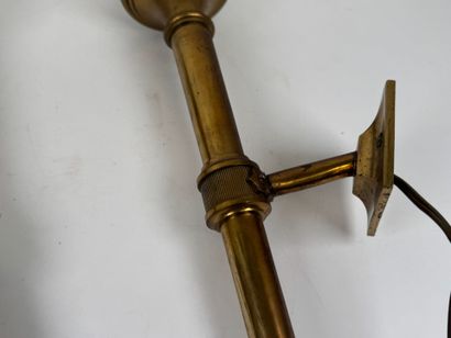 Pair of bronze sconces in the shape of a...
