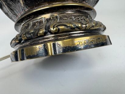 GAGNEAU in Paris.
Antique silver-plated bronze...