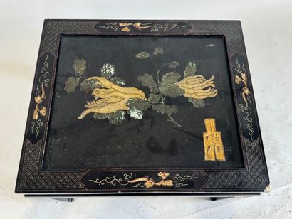 ASIA, 20th century Small lacquered painted...
