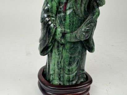 CHINA, 20th century.
Old wise man.
Carved...
