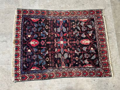 IRAN. 
Hand-knotted polychrome wool carpet...