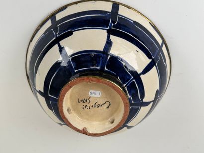 SAFI 
Polychrome glazed earthenware salad...