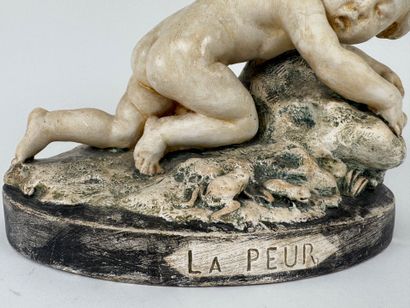 French school, 20th c. La Peur (Fear), a...