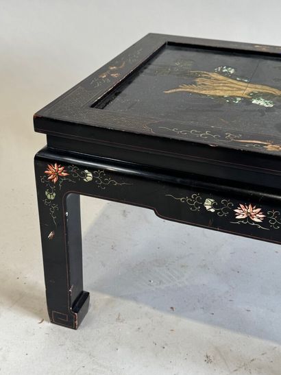 ASIA, 20th century Small lacquered painted...