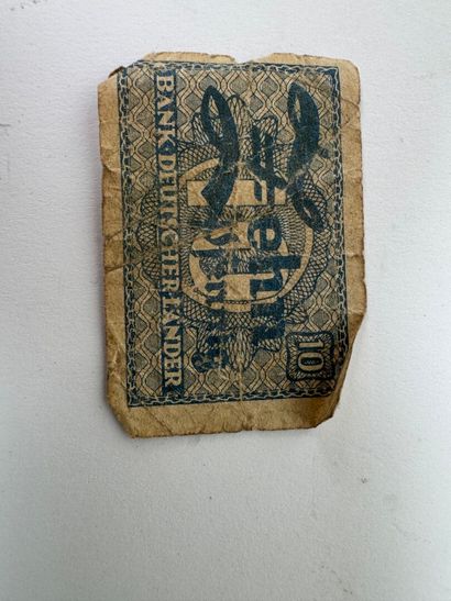 Lot of banknotes, assignats and coupons.
(wear,...