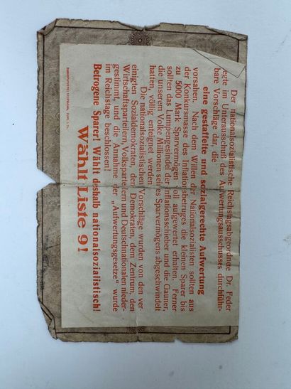 Lot of banknotes, assignats and coupons.
(wear,...