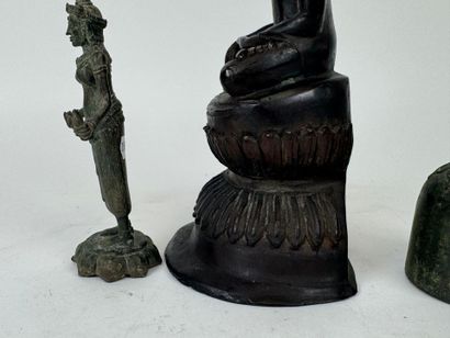 BURMA, 19th century. 
Buddha. 
Bronze proof....