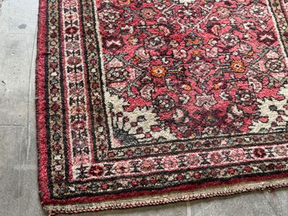 IRAN. 
Hand-knotted polychrome wool carpet...