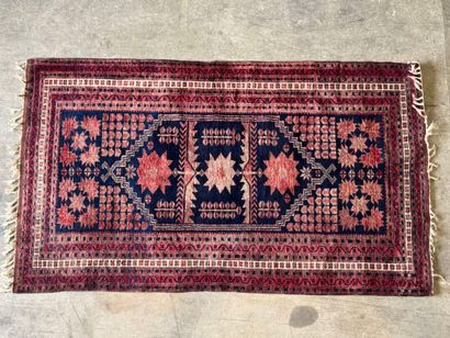 IRAN. 
Hand-knotted polychrome wool carpet...