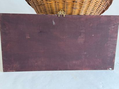 Vietnamese lacquerware decorated with branching...