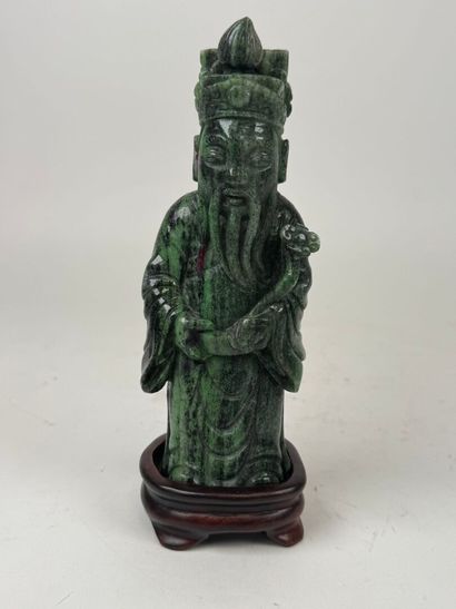 CHINA, 20th century.
Old wise man.
Carved...