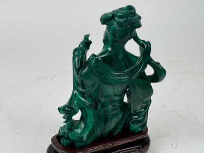 CHINA, 20th century.
Kneeling figure.
Subject...