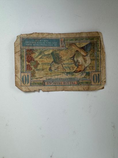Lot of banknotes, assignats and coupons.
(wear,...