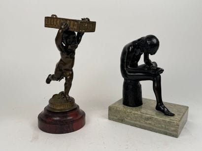 École XXe. 
Le tireur d'épine - L'enfant...