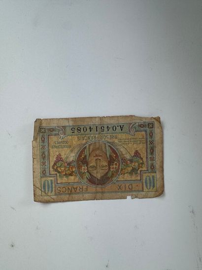 Lot of banknotes, assignats and coupons.
(wear,...