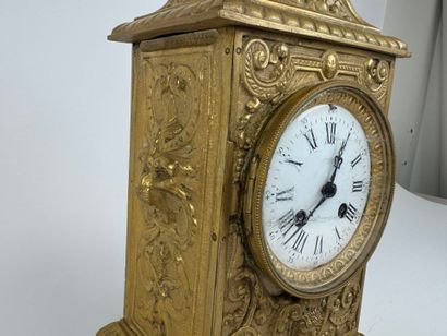 Louis XIV style chased and gilt bronze terminal...