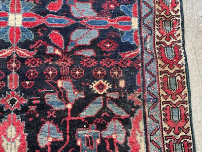 IRAN. 
Hand-knotted polychrome wool carpet...