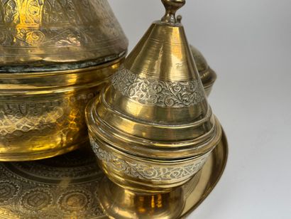 MOROCCO, early 20th century. 
Chased brass...