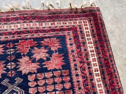 IRAN. 
Hand-knotted polychrome wool carpet...