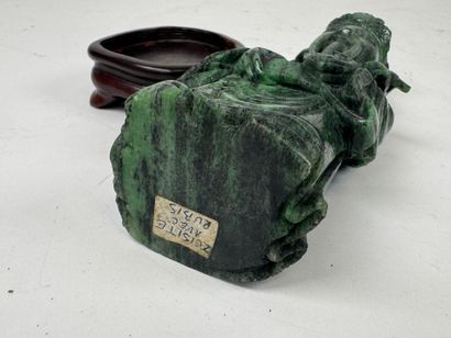 CHINA, 20th century.
Old wise man.
Carved...