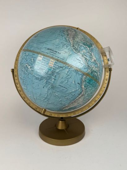 SCAN-GLOBE, Denmark.
Papier-mâché globe with...