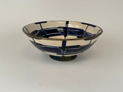 SAFI 
Polychrome glazed earthenware salad...