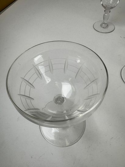 Set including :
- part of a glassware set...