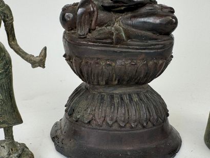 BURMA, 19th century. 
Buddha. 
Bronze proof....
