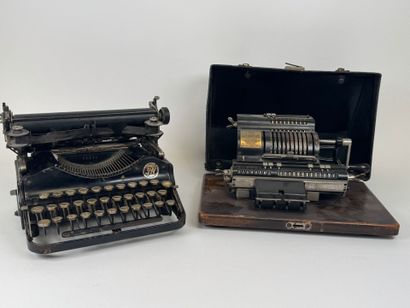 THE MARRHANT and S.N.
Calculator and typewriter.
17...