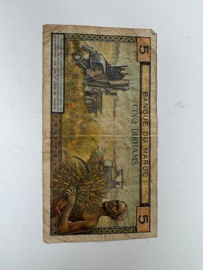 Lot of banknotes, assignats and coupons.
(wear,...
