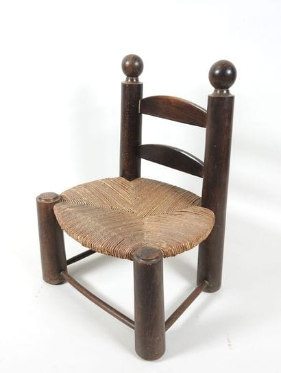 Charles DUDOUYT (1885-1946).
Low chair in...