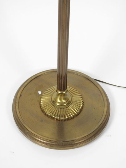 Brass palm tree floor lamp in the taste of...