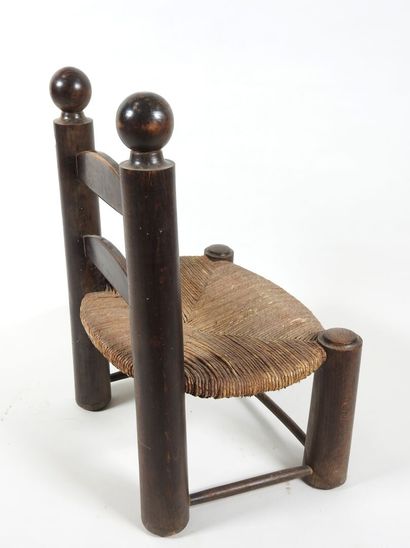 Charles DUDOUYT (1885-1946).
Low chair in...