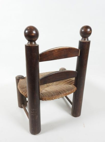 Charles DUDOUYT (1885-1946).
Low chair in...