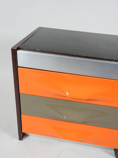 Raymond LOEWY (1893-1986).
Wood imitation...