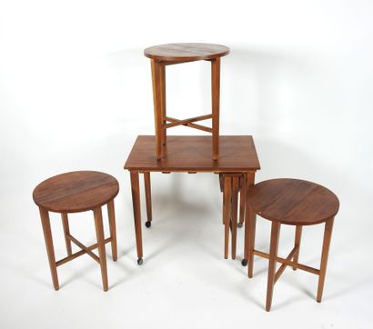 Poul HUNDEVAD (1917-2011).
Series of four...