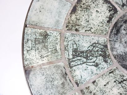 Jacques BLIN (1920-1995).
Circular coffee...