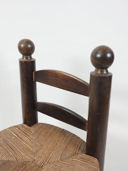 Charles DUDOUYT (1885-1946).
Low chair in...