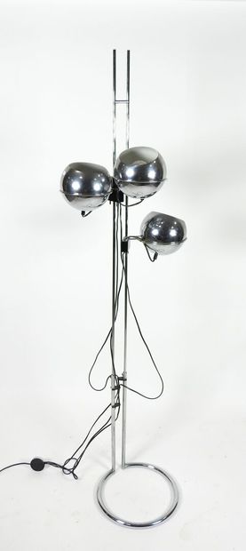 Gioffredo REGGIANI (1929). 
Tubular chrome-plated...