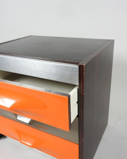 Raymond LOEWY (1893-1986).
Wood imitation...
