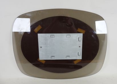 Glass and smoked glass bathroom set, including...